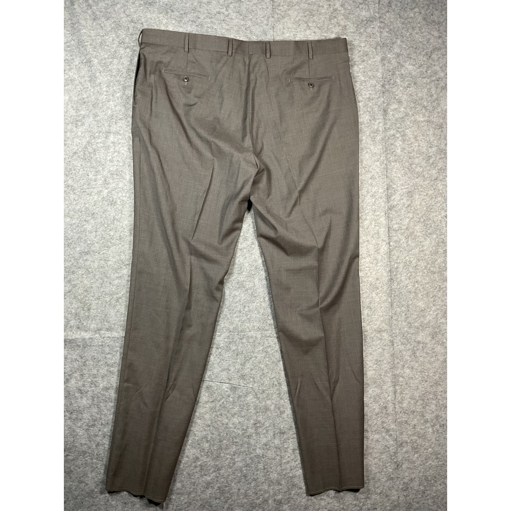 Joseph Abboud Exceptional Value Mens Flat Front Wool Dress Pants Size 48 Gray - Picture 5 of 5